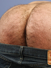 Rocky LaBarre shows his muscled hairy butt